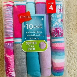 Girl briefs size 4